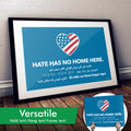 "Hate Has No Home Here" Art Print or Protest Sign Pack