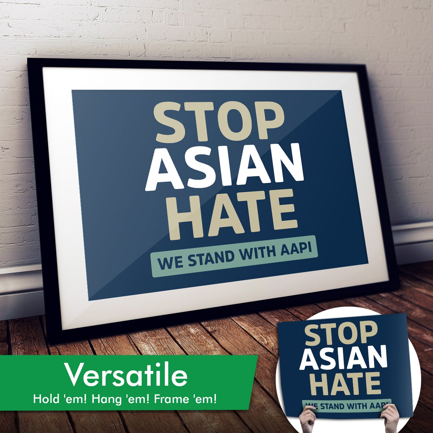 Stop Asian Hate Cardstock Print