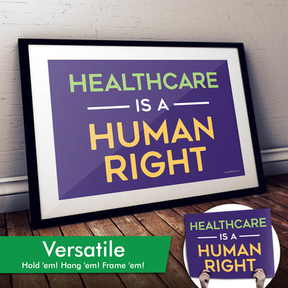 Healthcare Is A Human Right Cardstock Print