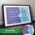 "Climate Change" Art Print or Protest Sign Pack