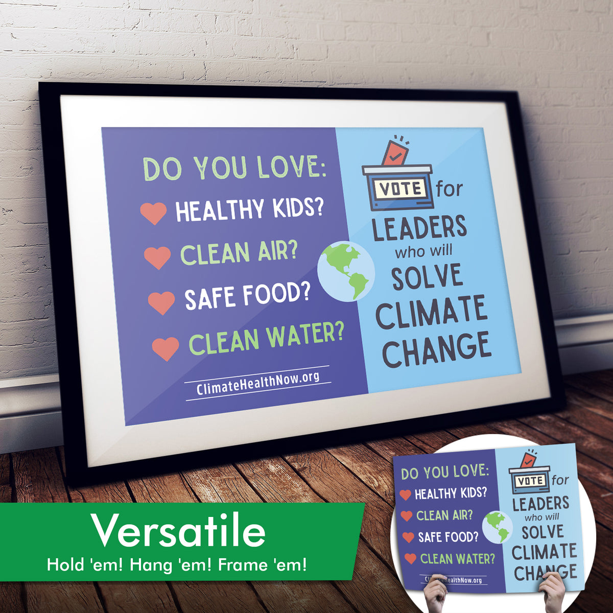 "Climate Change" Art Print or Protest Sign Pack