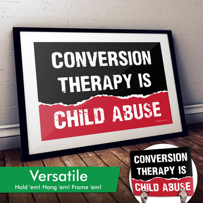 Conversion Therapy Cardstock Print