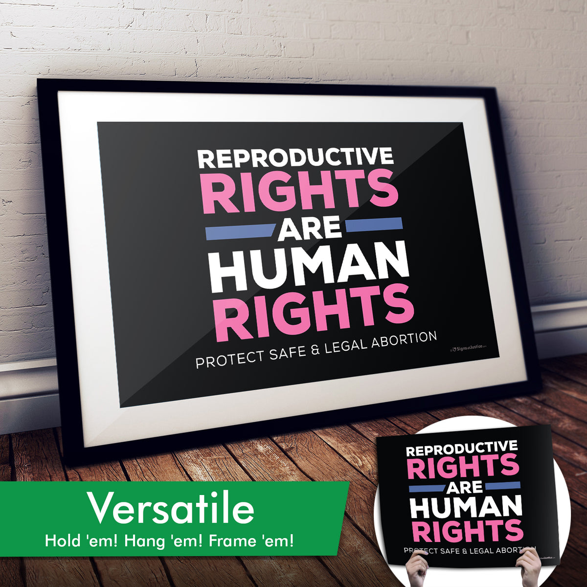 "Reproductive Rights" Art Print or Protest Sign Pack