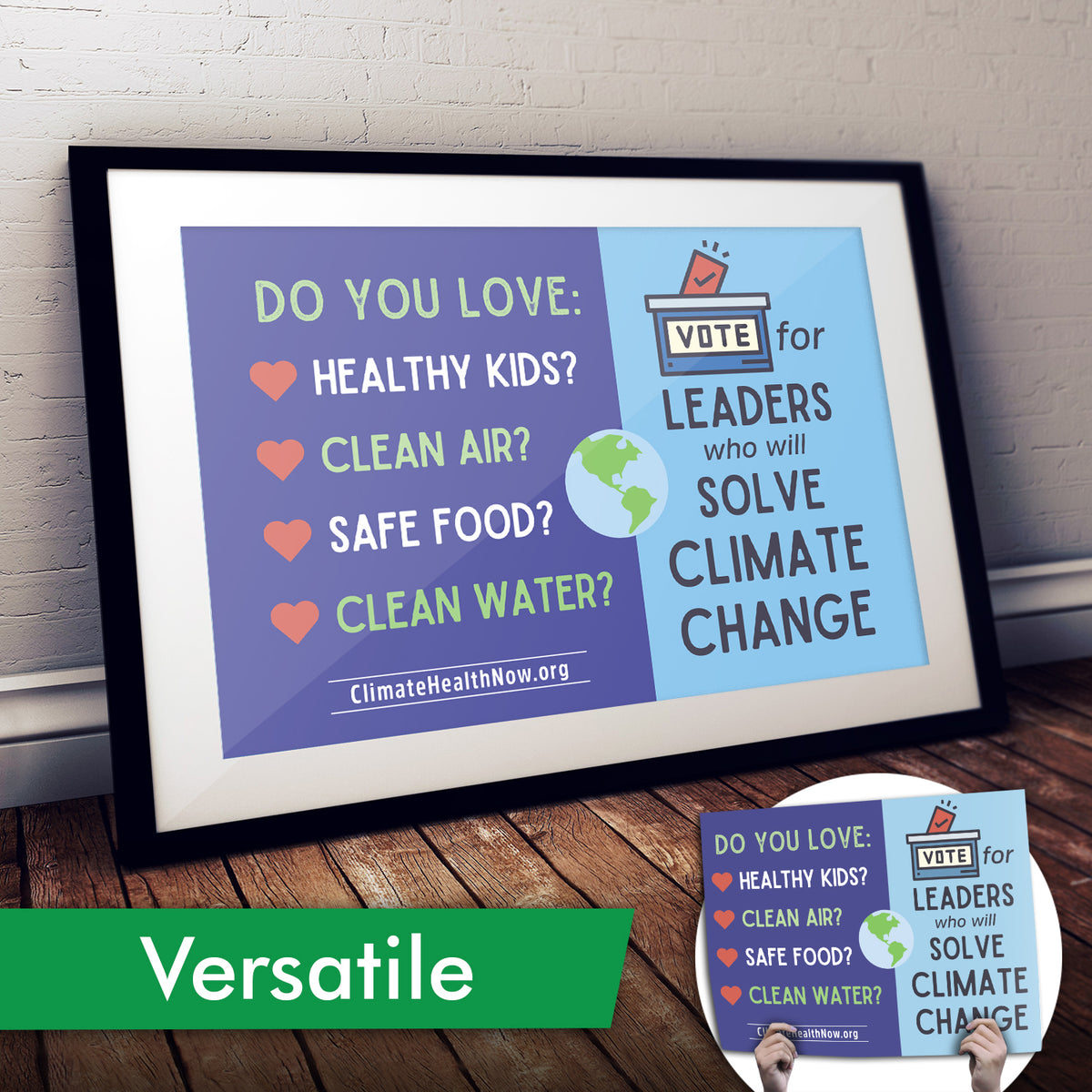 "Climate Change" Art Print or Protest Sign Pack