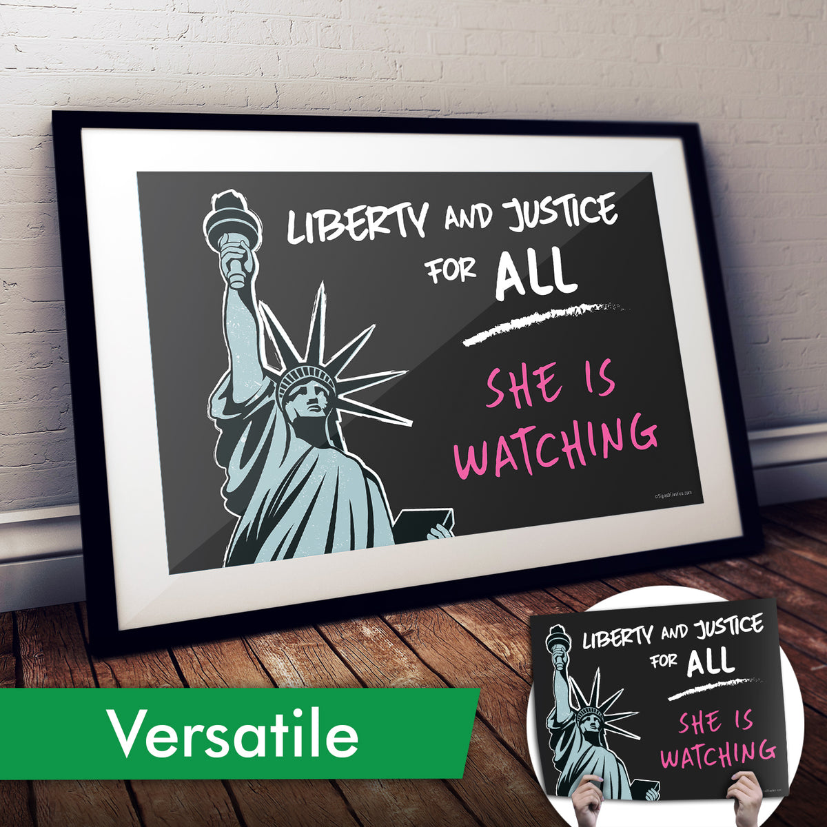 "Lady Liberty" Art Print or Protest Sign Pack