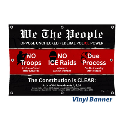"We The People" Vinyl Banner