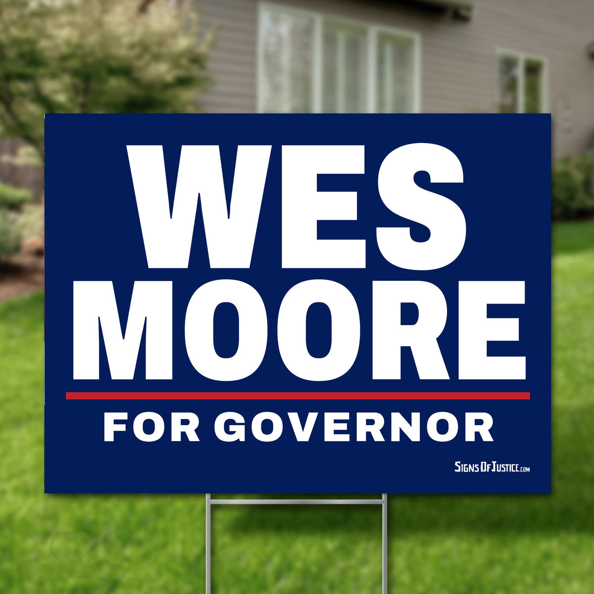 Wes Moore 24"x18" yard sign