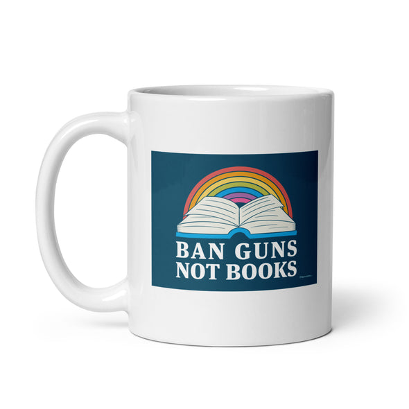 Ban Guns Not Books Mug