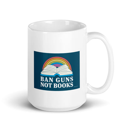 Ban Guns Not Books Mug