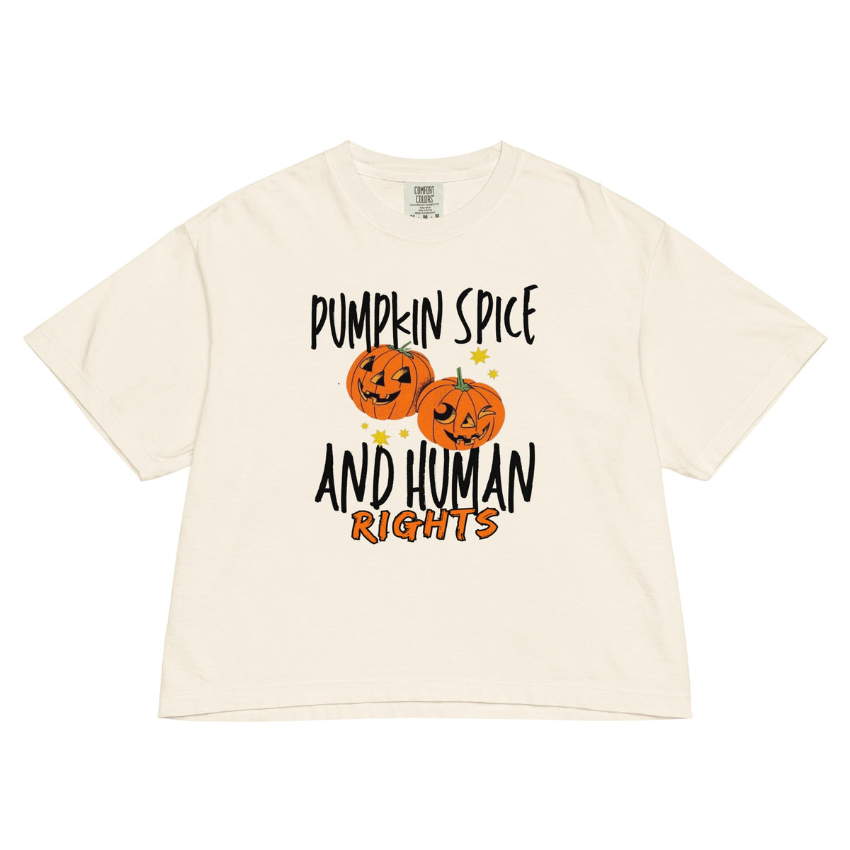 "Pumpkin Spice & Human Rights" T-Shirt