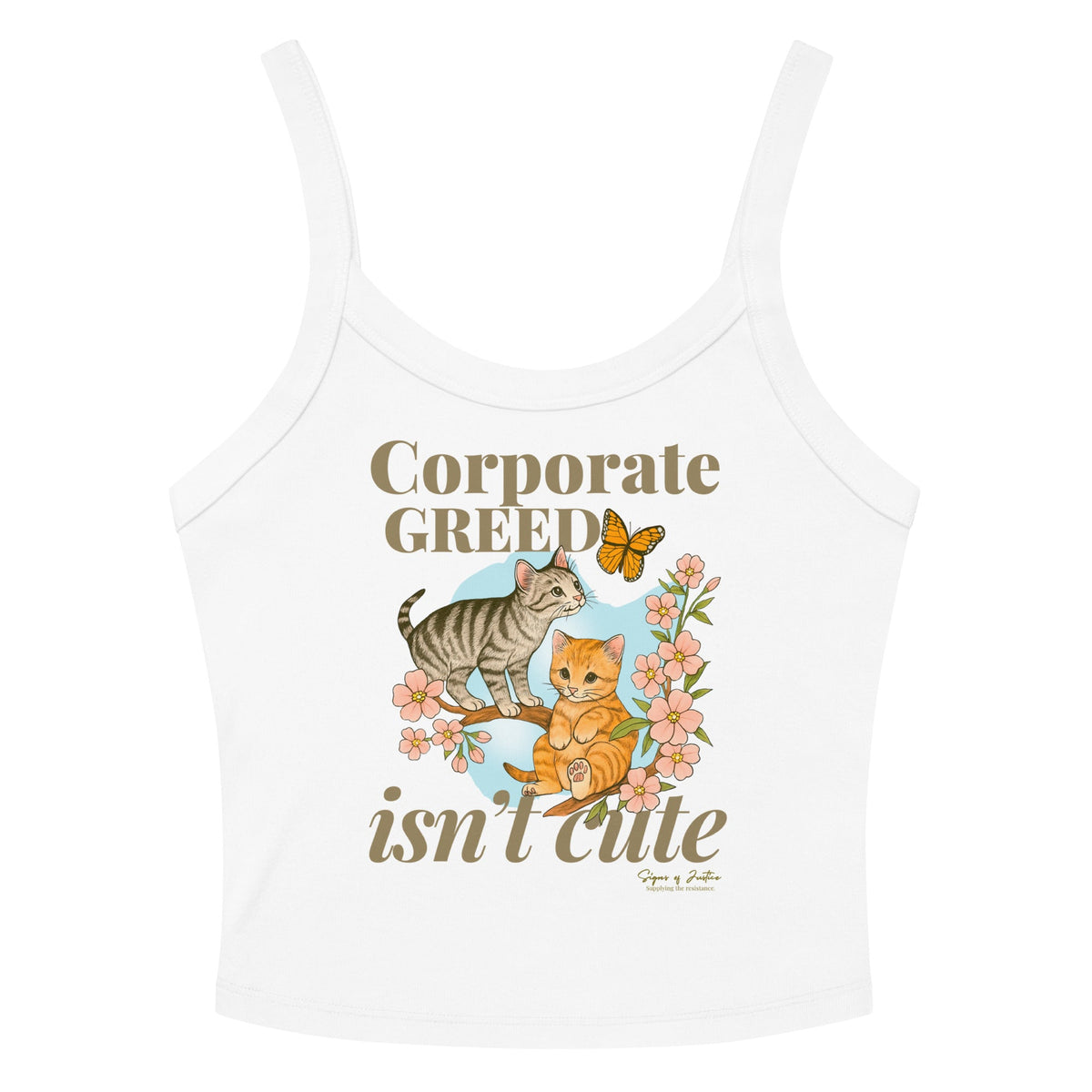 "Corporate Greed" T-Shirt (Front Only)