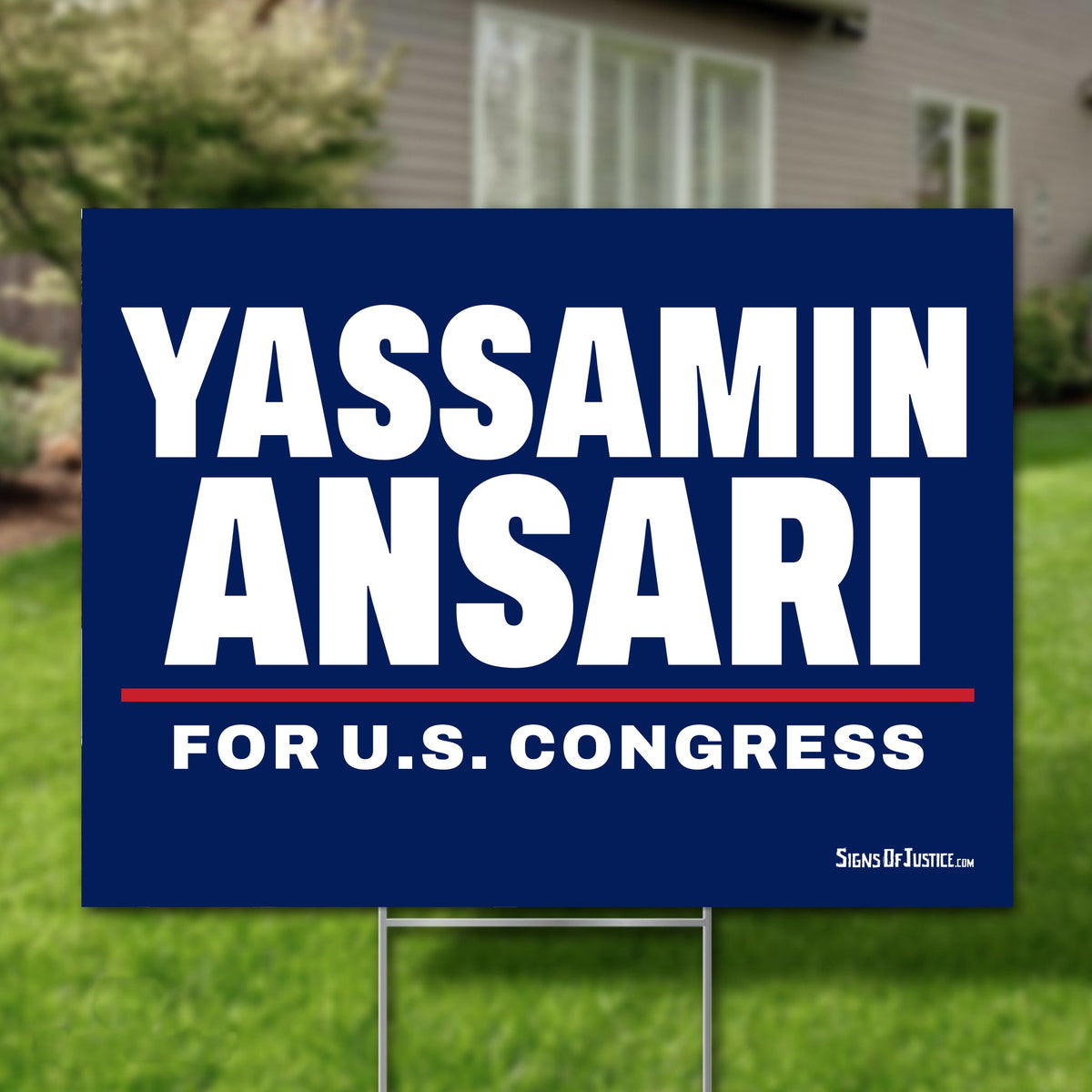 Yassamin Ansari 24"x18" yard sign