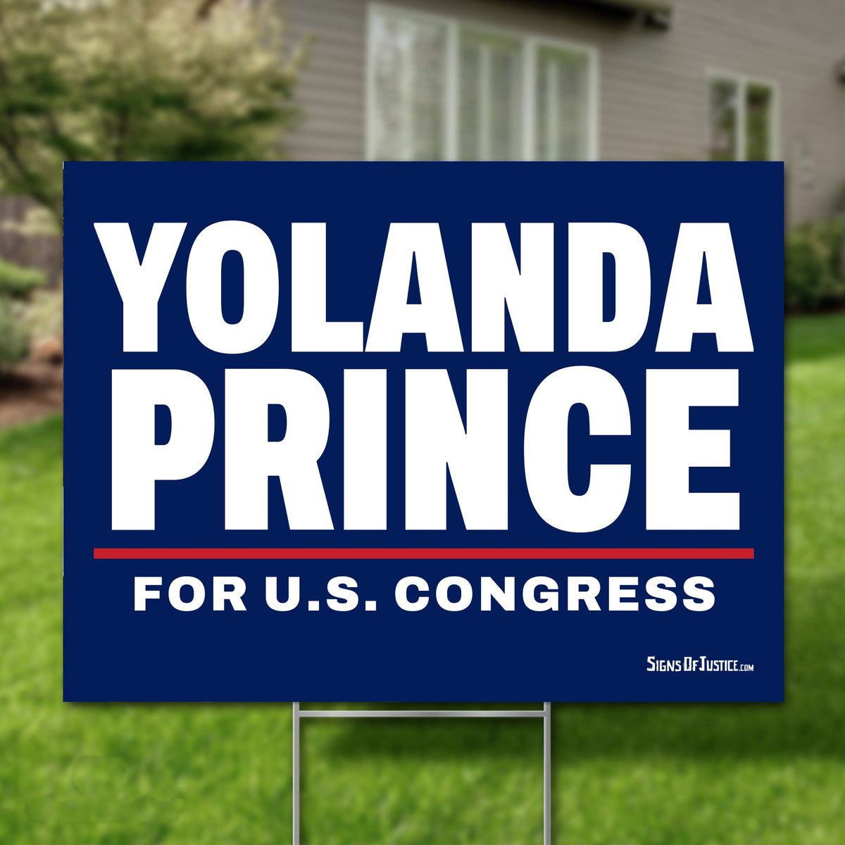Yolanda Prince 24"x18" yard sign