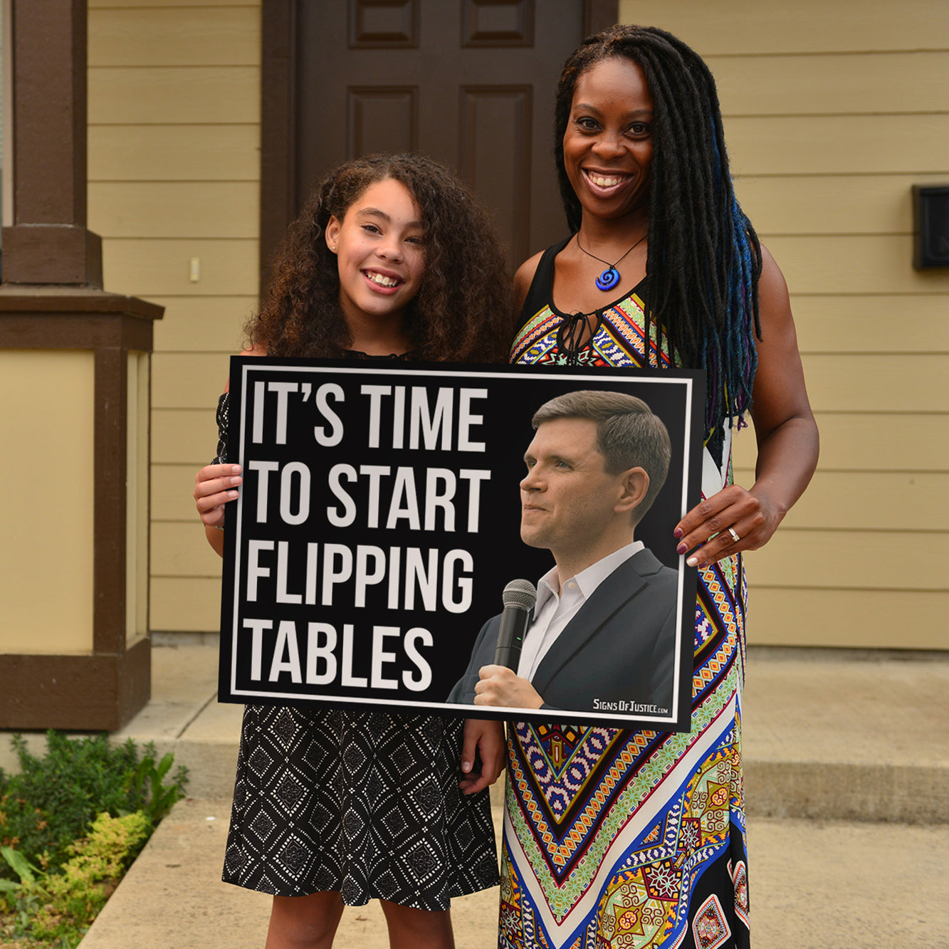 "Talarico for Senate ‘flipping tables’" Yard Sign