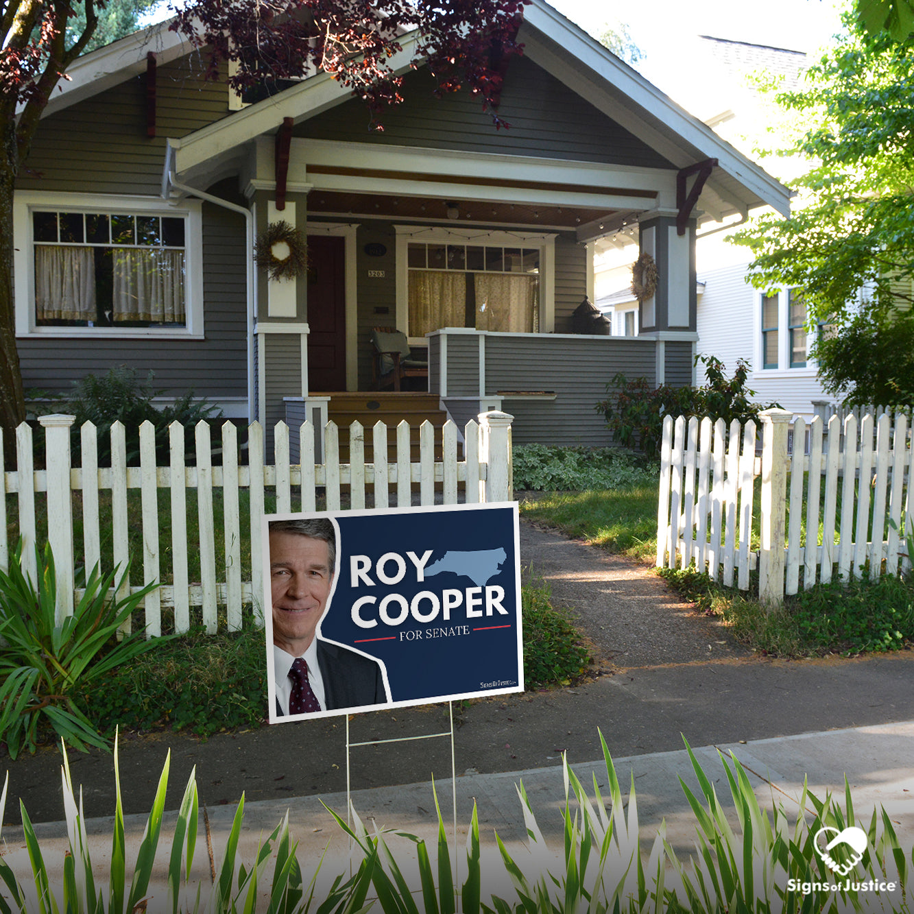 "Roy Cooper for Senate’" Yard Sign