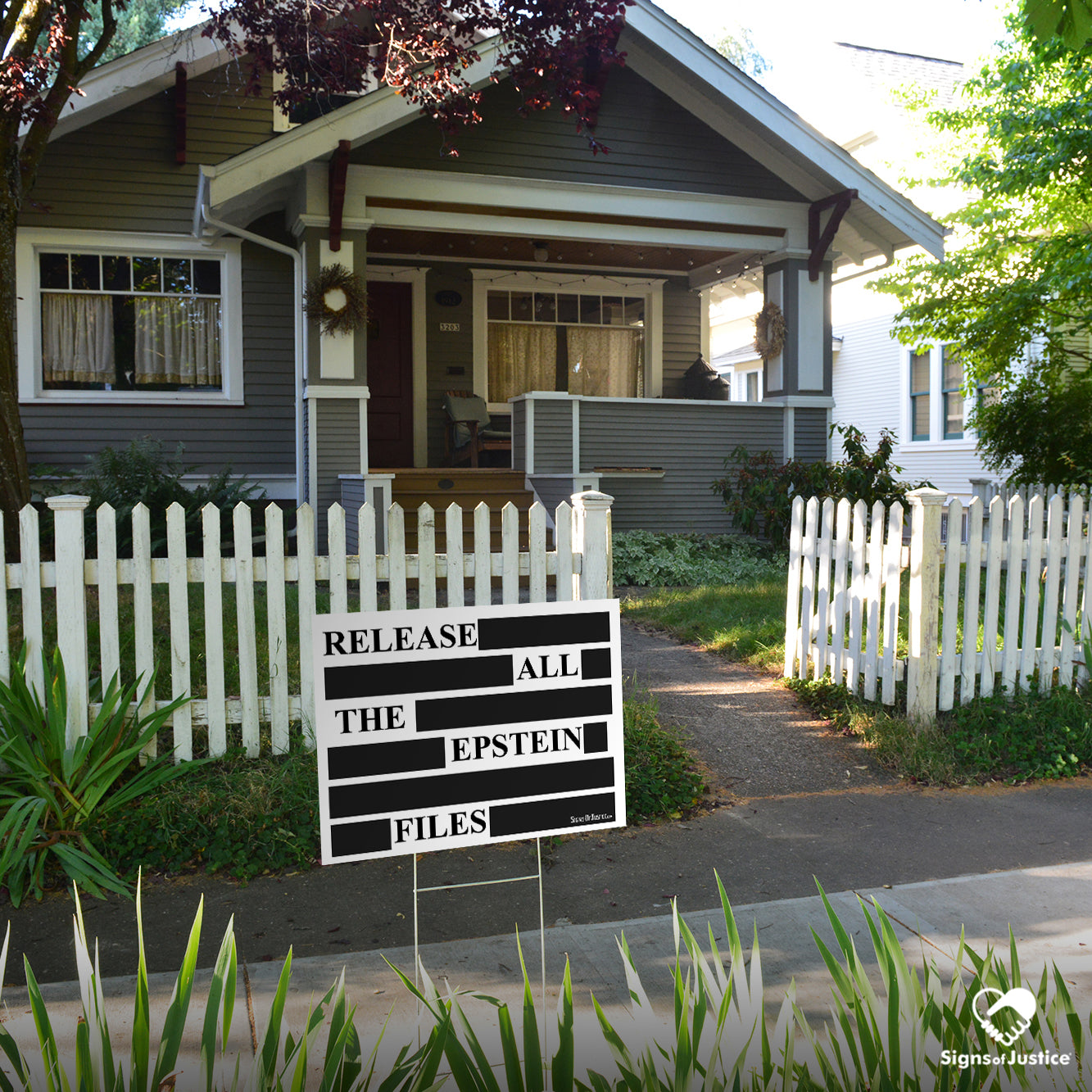 "Release the Files" Yard Sign