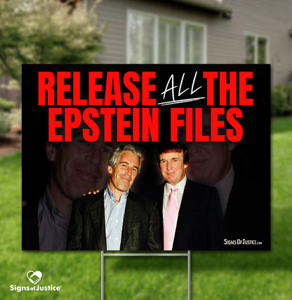 "Release all" Yard Sign