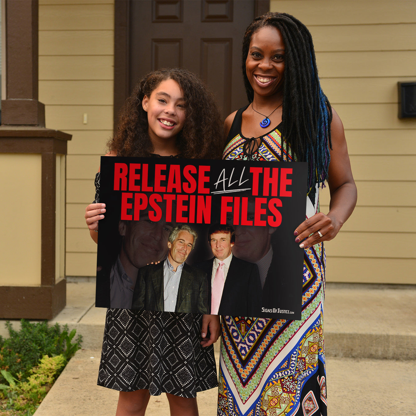 "Release all" Yard Sign