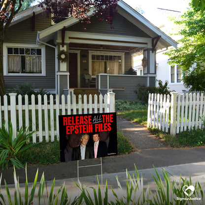 "Release all" Yard Sign