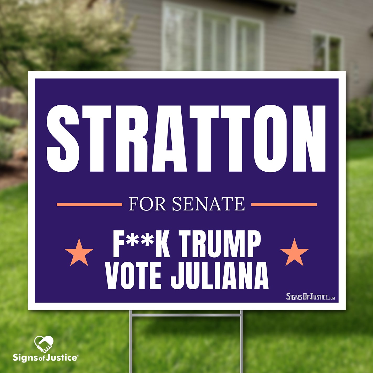 "Stratton For Senate" Yard Sign