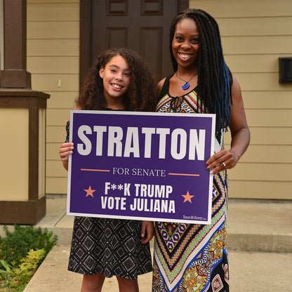 "Stratton For Senate" Yard Sign