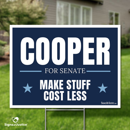 "Cooper MSCL" Yard Sign