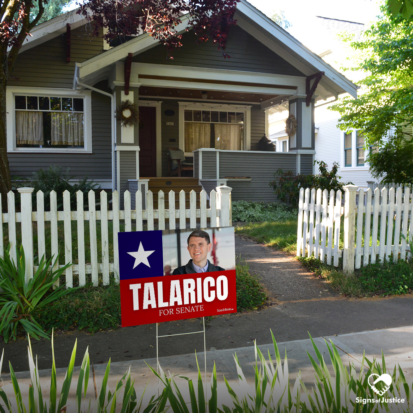 "Talarico for Senate ‘Texas Flag’" Yard Sign