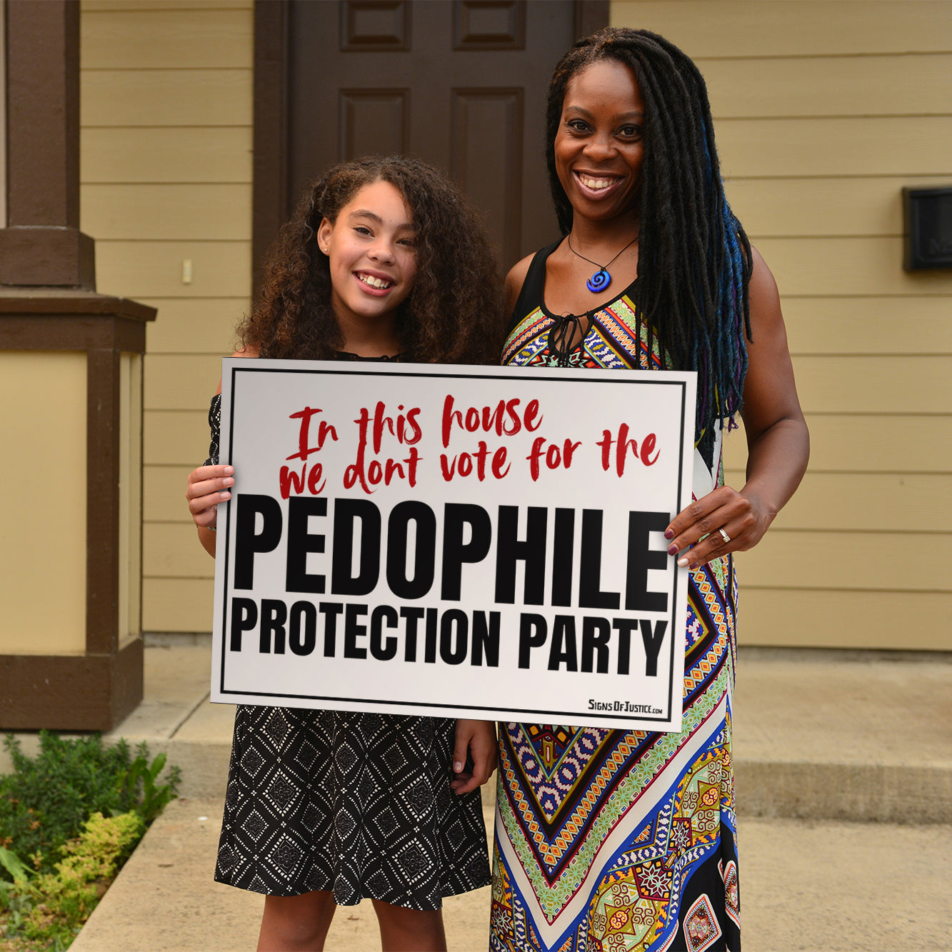 "We don't vote for the PPP" Yard Sign