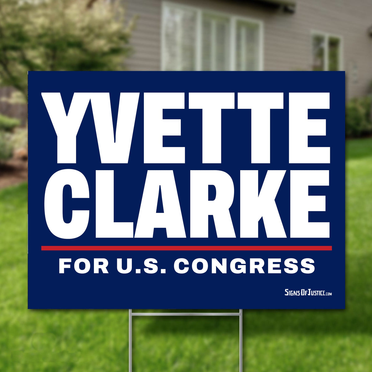 Yvette Clarke 24"x18" yard sign