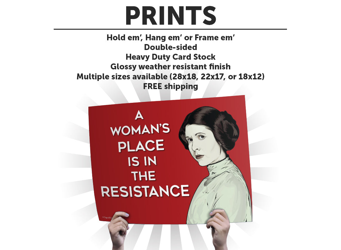 Princess Leia Cardstock Print
