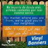 Welcome Your Neighbors Vinyl Banner