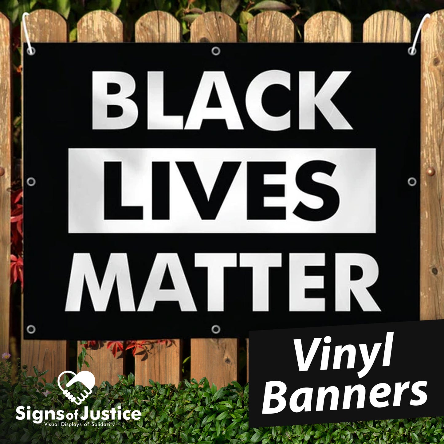 Black Lives Matter Vinyl Banner