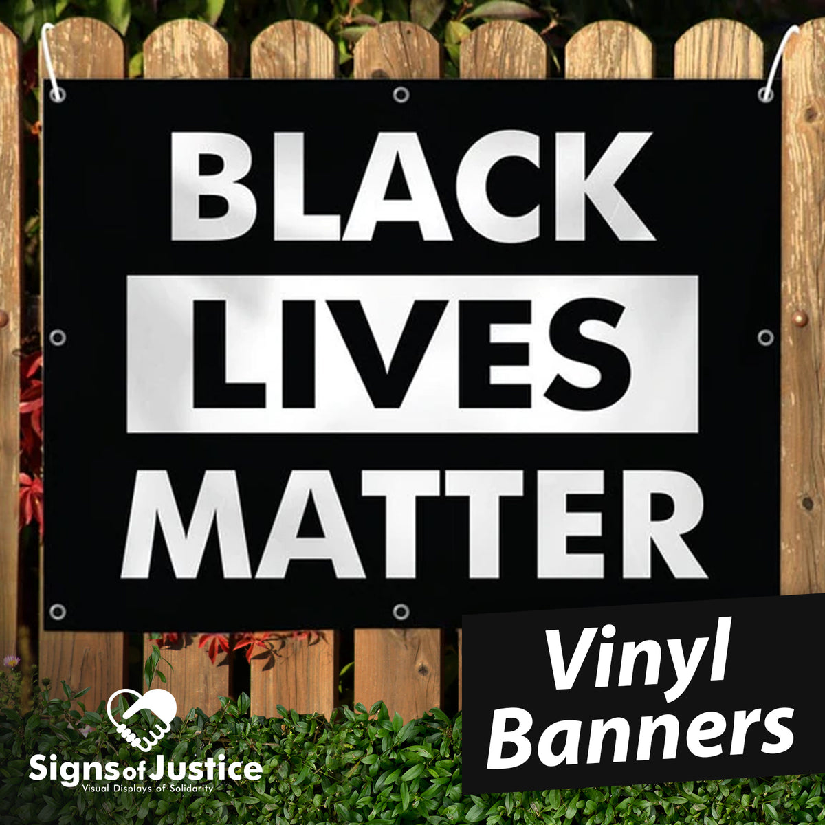 "Black Lives Matter" Vinyl Banner