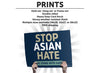 Stop Asian Hate Cardstock Print