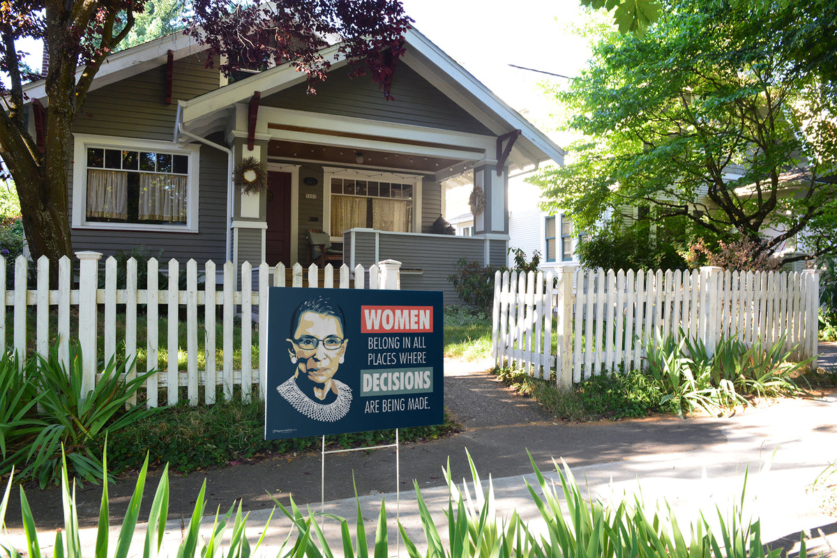 "Notorious RBG" Yard Sign
