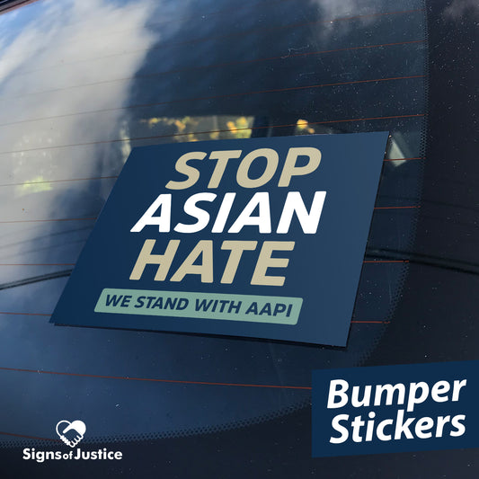 Stop Asian Hate Bumper Stickers