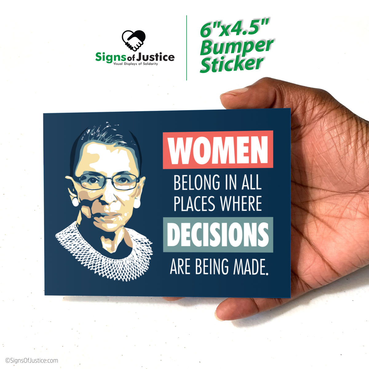 "Notorious RBG" Bumper Stickers