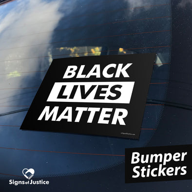 Black Lives Matter Bumper Stickers