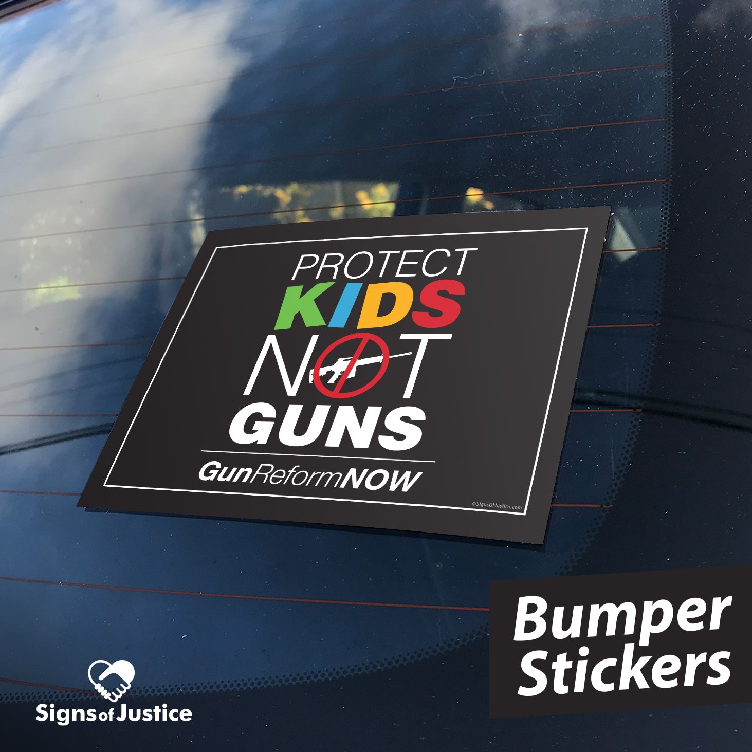 Gun Rights Bumper Sticker Protect Kids Not Guns Bumper Stickers – Signs Of Justice