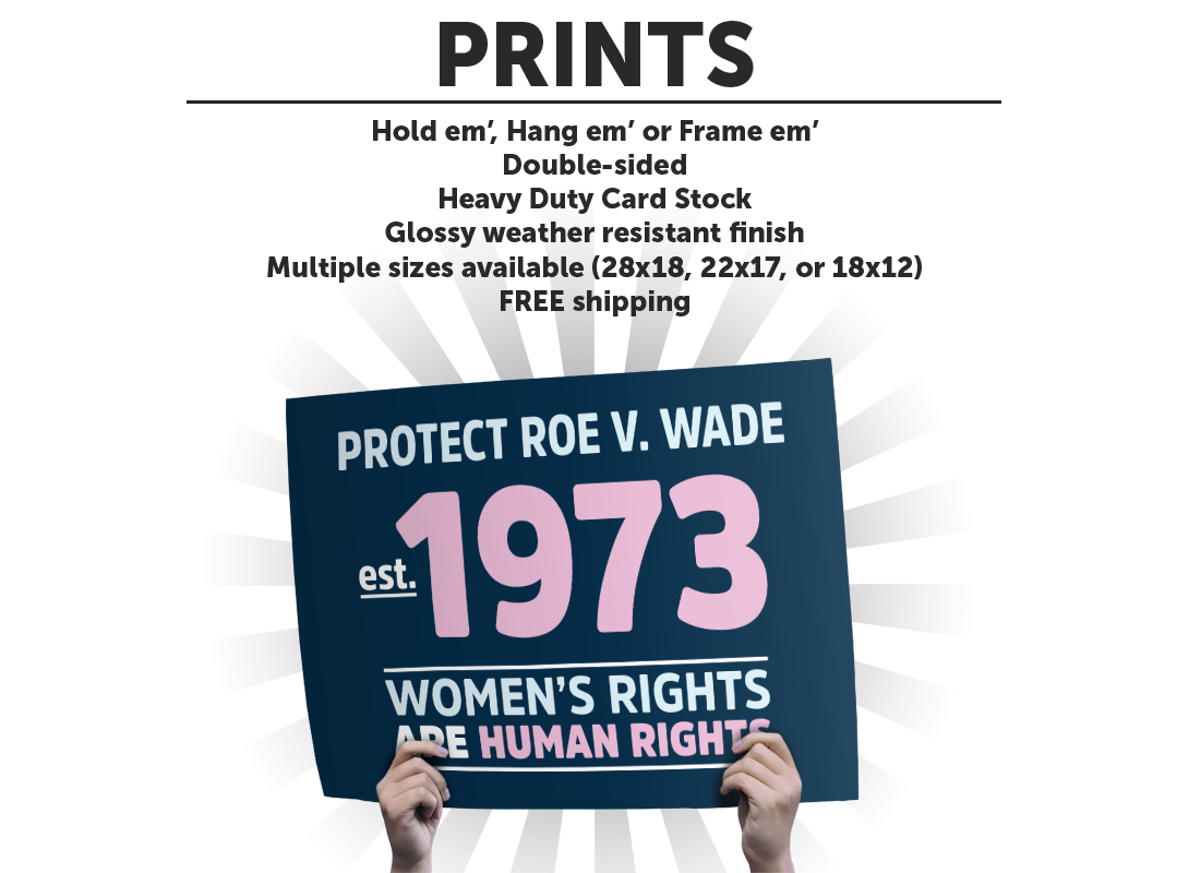Protect Roe V. Wade Cardstock Print