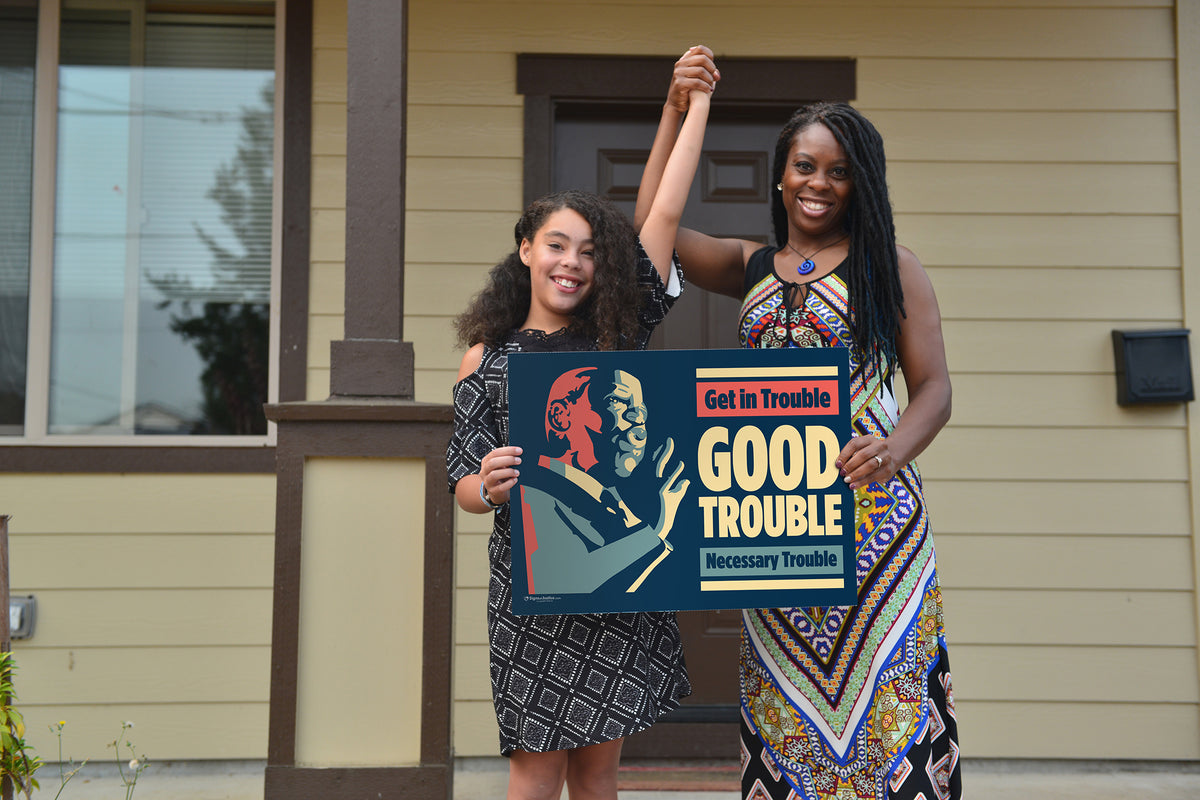 "John Lewis: Good Trouble" Yard Sign