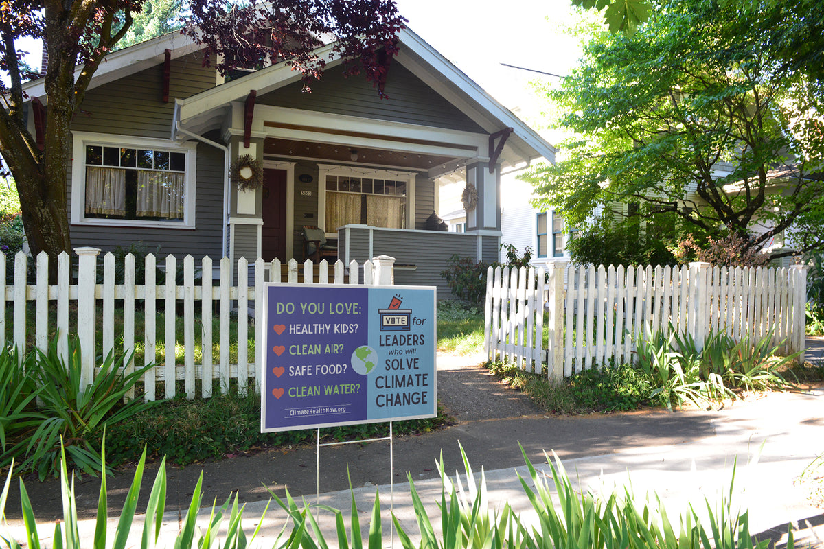 "Climate Change" Yard Sign