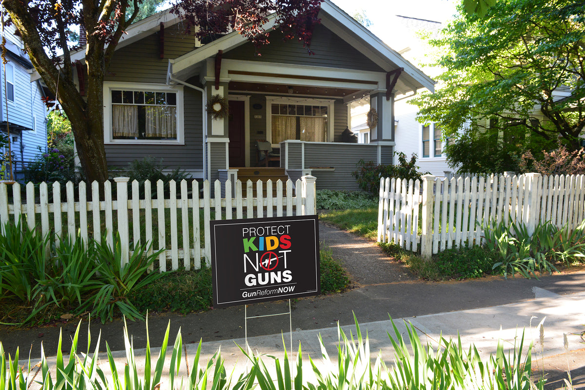 "Protect Kids Not Guns" Yard Sign