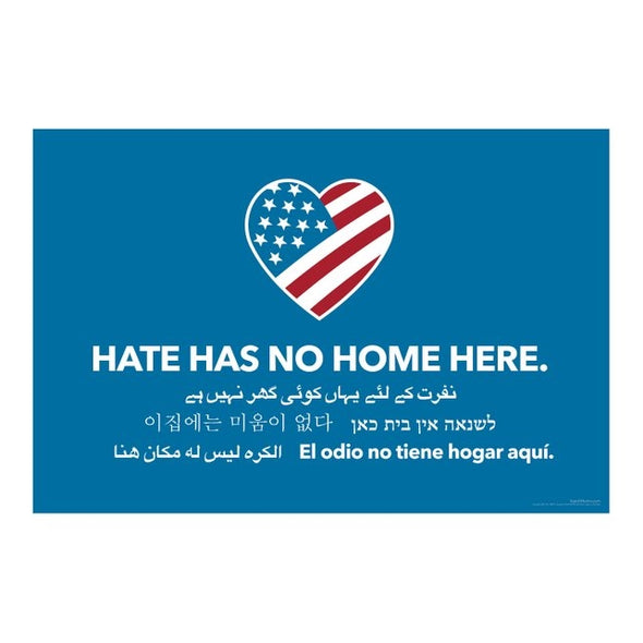 Hate Has No Home Here Bumper Sticker