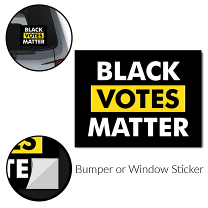 Black Votes Matter Bumper Stickers