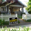 Fight Poverty Not The Poor Yard Sign