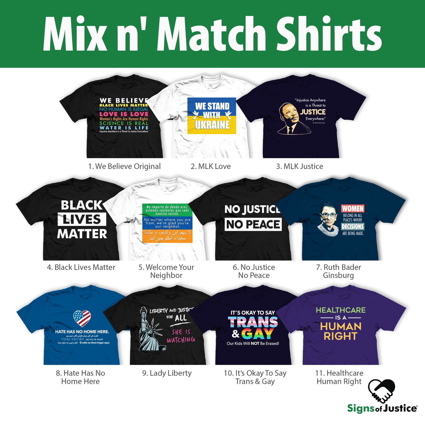 T Shirts - Mix n' Match
