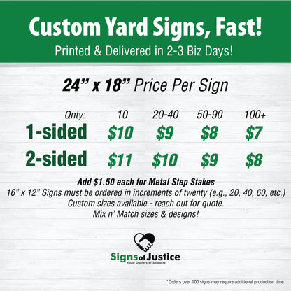 Yard Signs