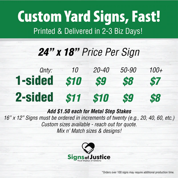 Yard Signs