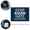 Stop Asian Hate Bumper Stickers